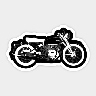 Vincent Black Shadow White Outline Sticker